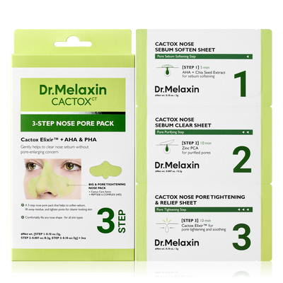 Bundle Only $9 Special: Cactox 3-Step Nose Mask Pack